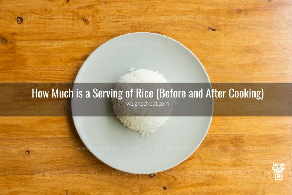 how much is a serving of rice