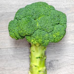 image to show what a head of broccoli with stalk