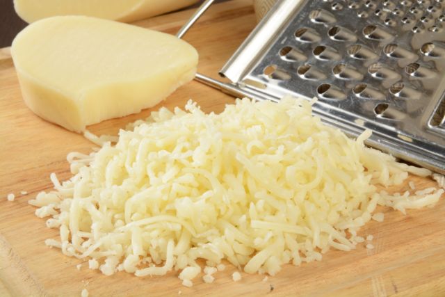 Shredding Mozzarella Cheese