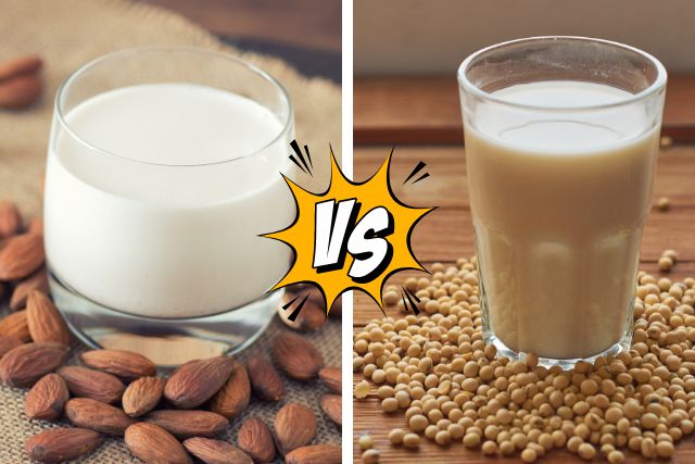Almond Milk vs Soy Milk