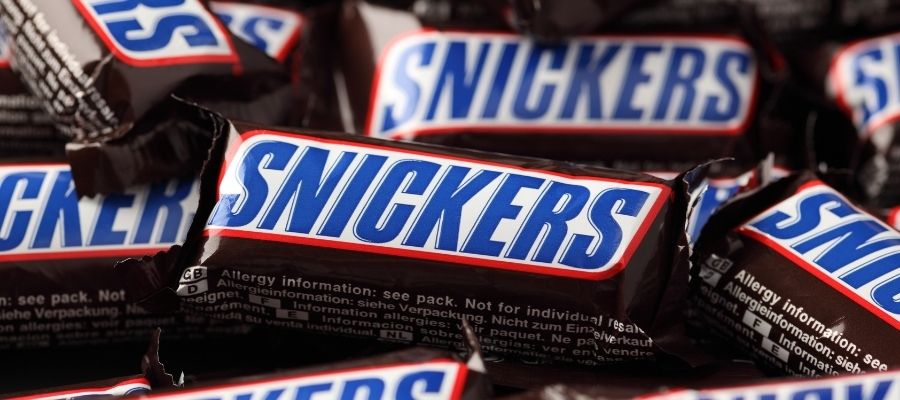 Decorative image of multipack snickers