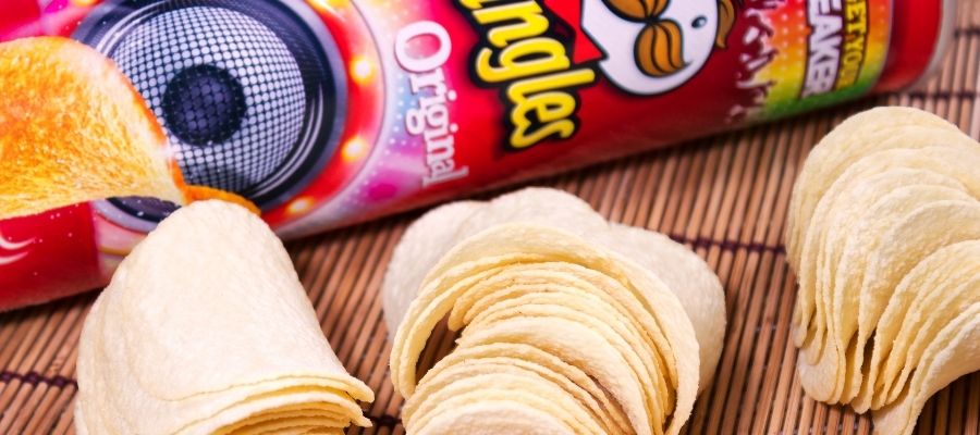 Pringles chips image and tube